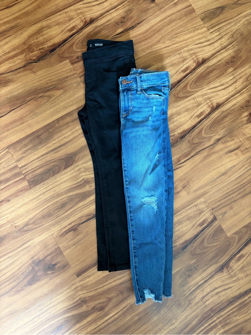 Little girls Jean lot - Black and Blue Denim